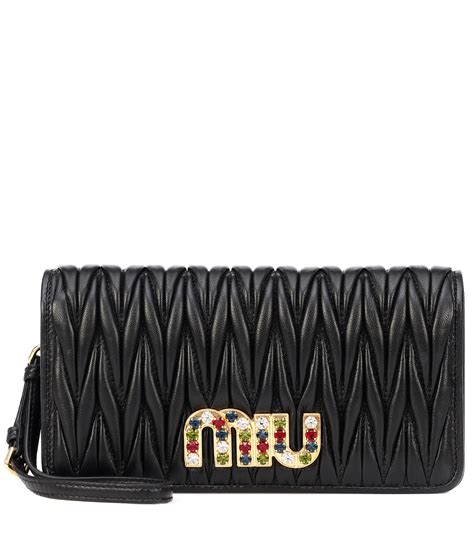 miu miu contenitori piatti matelasse clutch|Black Matelassé Leather Clutch .